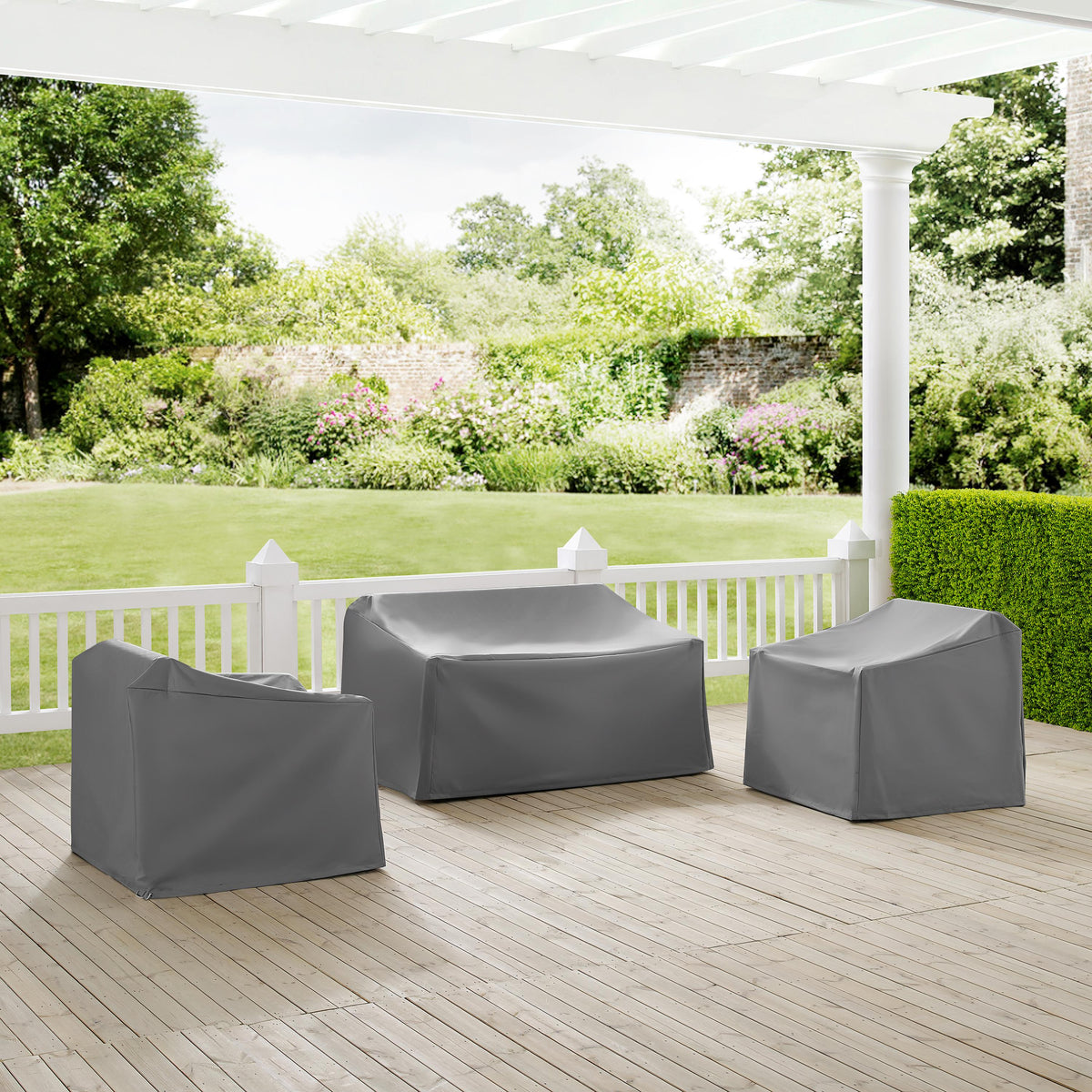 Crosley Outdoor 3Pc Outdoor Furniture Cover Set