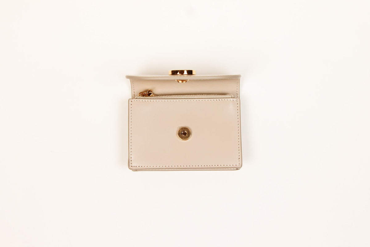 Burberry Amber Leather Logo Card Holder