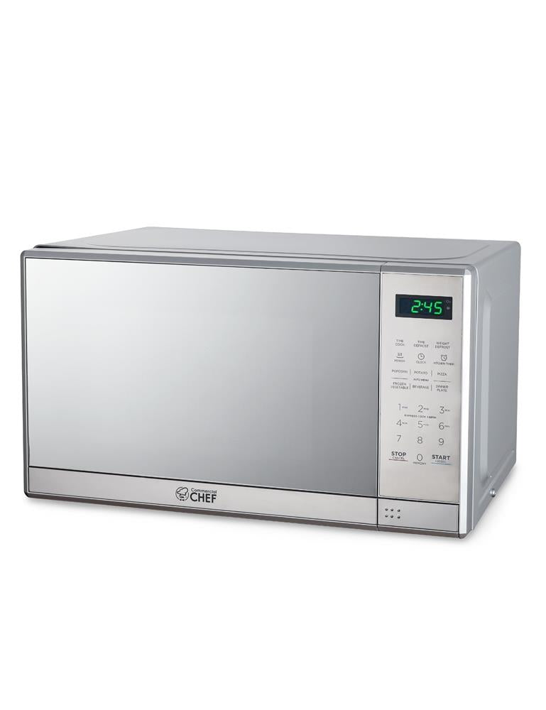 Commercial Chef Countertop Microwave Oven Size 0.7 Cu. Ft