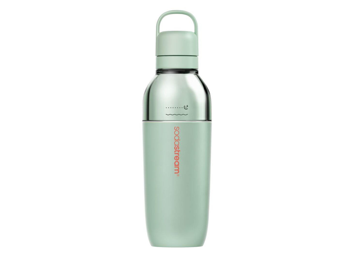 SodaStream Fizz & Go Easy Mix Metal Carbonating Bottle - Sand