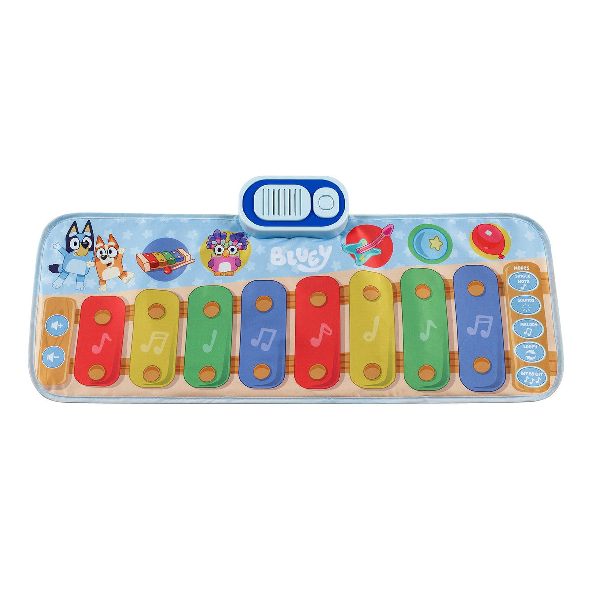 eKids by iHome Bluey Toy Piano Play Mat Ages 3+ Years