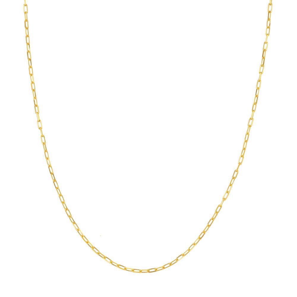 HAWLEY ST 1.95mm D/C Paper Clip Chain 18" Necklace
