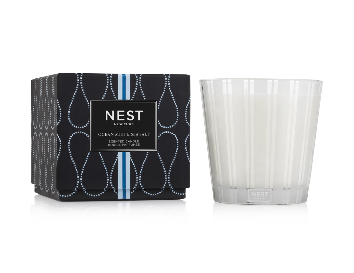 NEST Fragrances Ocean Mist and Sea Salt 3-Wick Candle