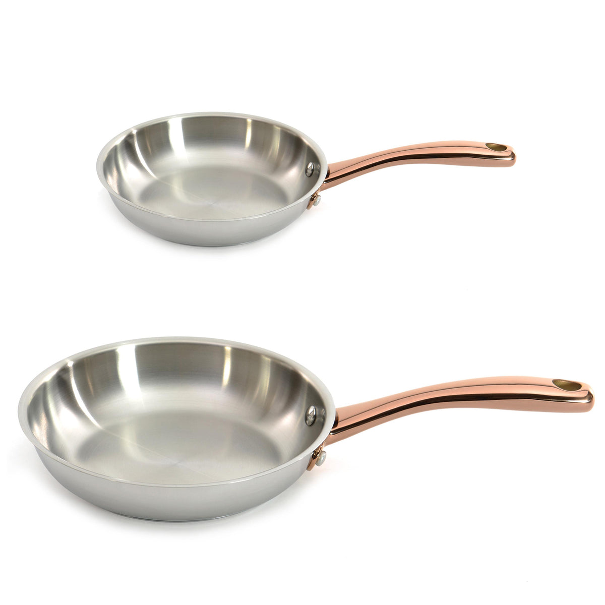BergHOFF Ouro Gold 2pc 18/10 Stainless Steel Fry Pan Set