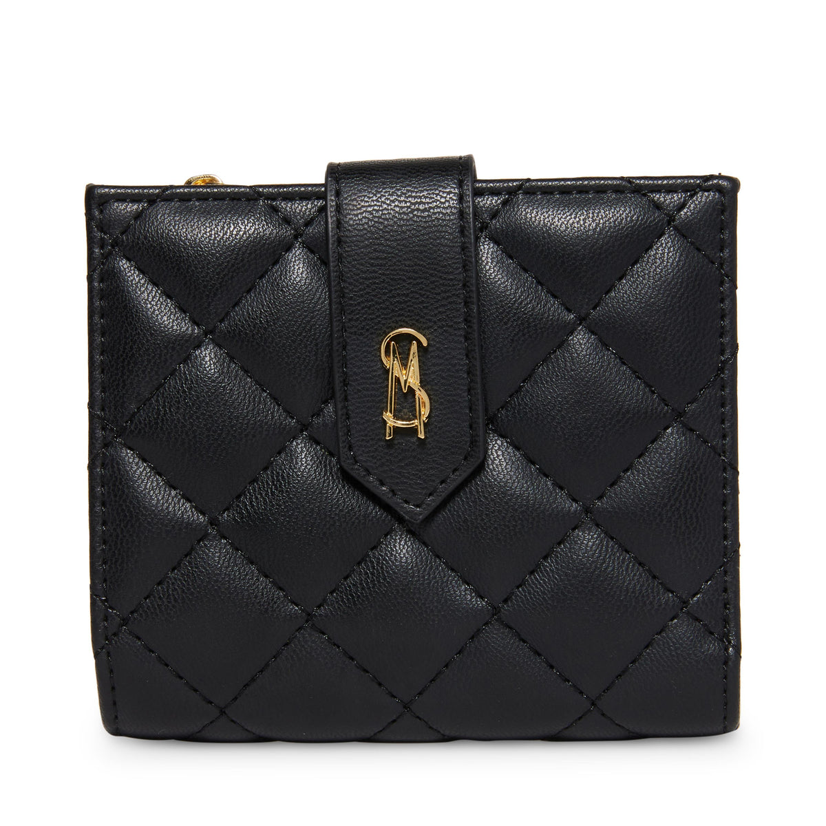 Steve Madden BJEM Quilted Bifold Wallet - Black