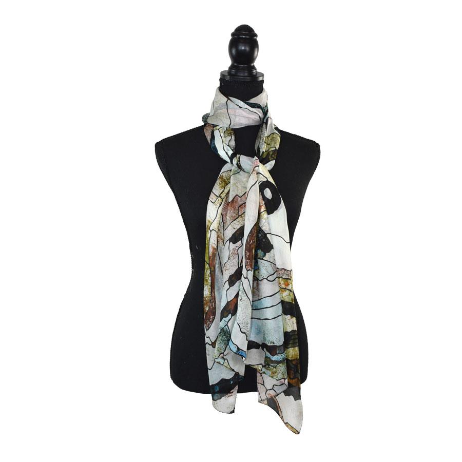 Dupatta Designs Carreto Silk Scarf