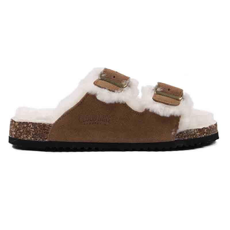 Cloud Nine Sheepskin Women's Felicia Slide-Chestnut-10