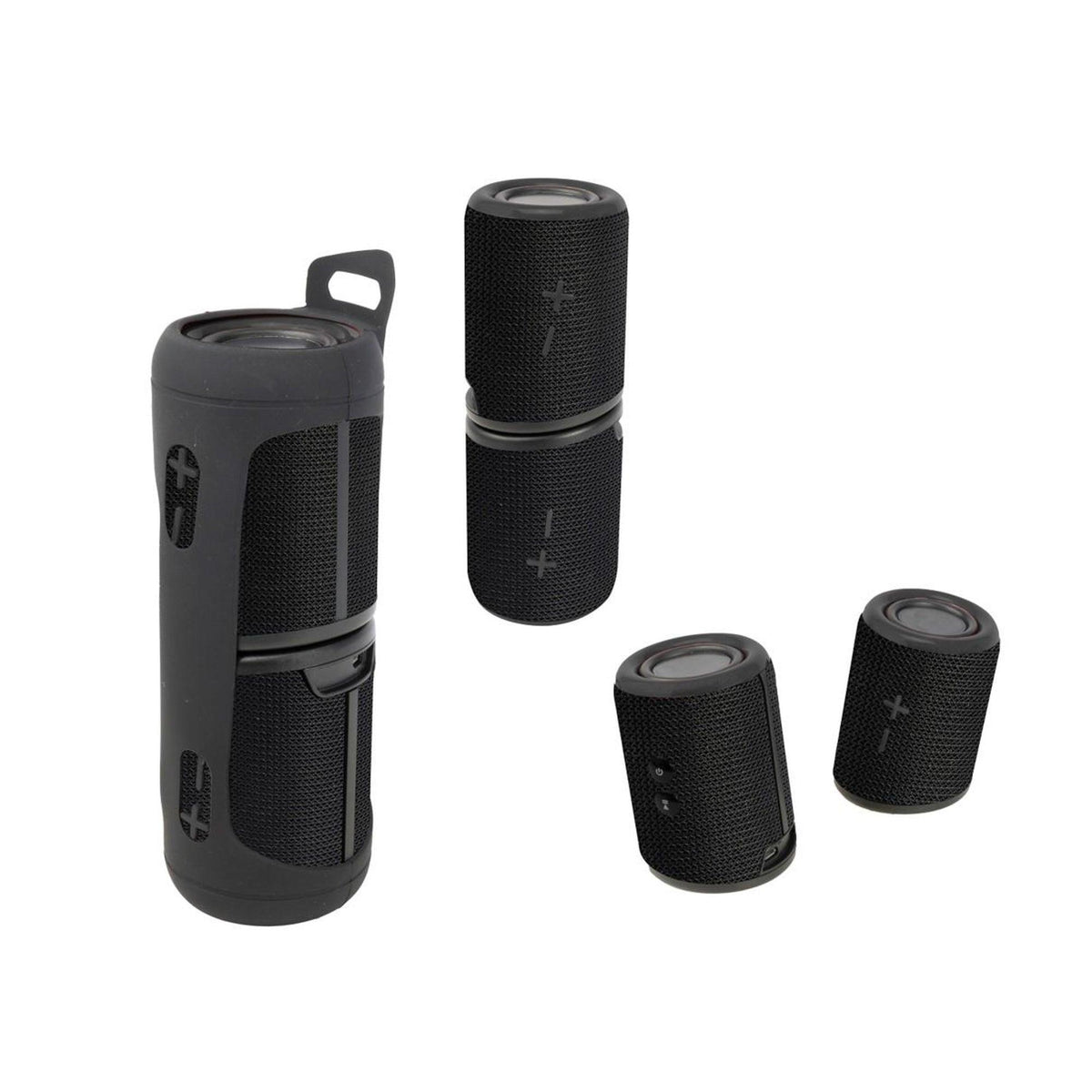 iLive Magnetic+ Portable Dual Wirless Speakers Black