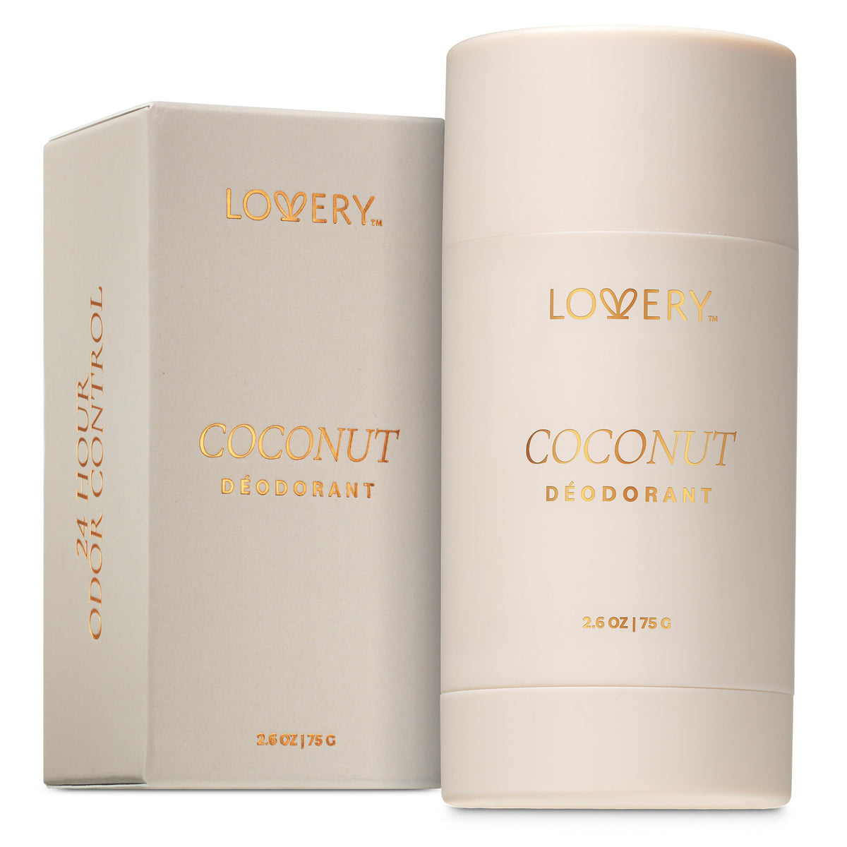 Lovery Coconut Deodorant Stick Size 2.6oz