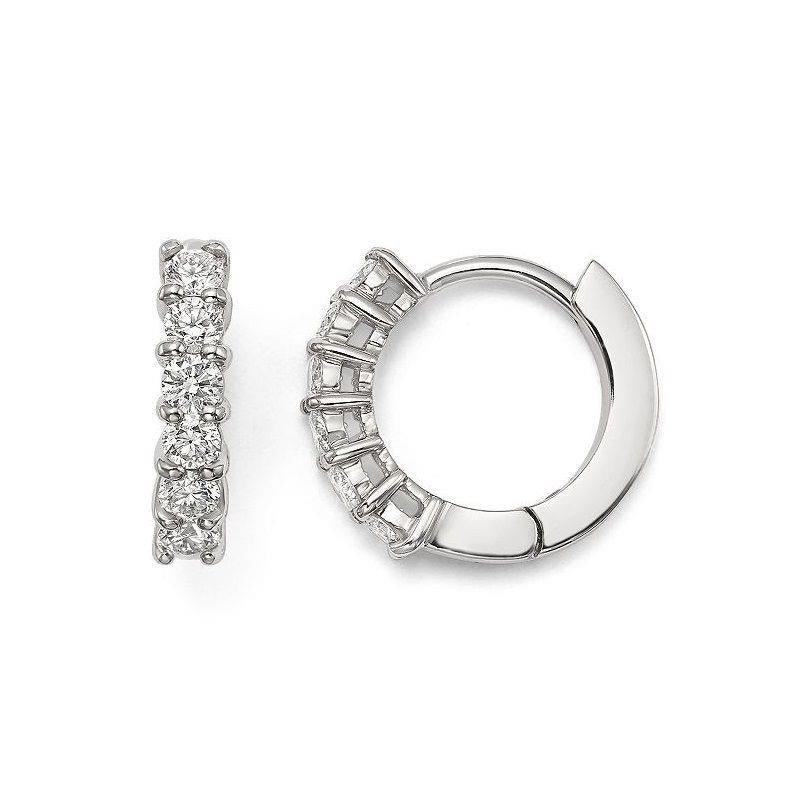 Roberto Coin Perfect Diamond Hoops