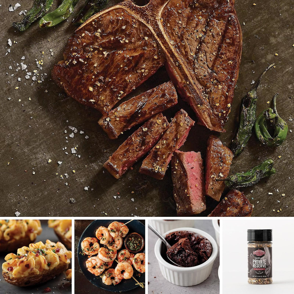 Omaha Steaks Porterhouse Family Dinner II