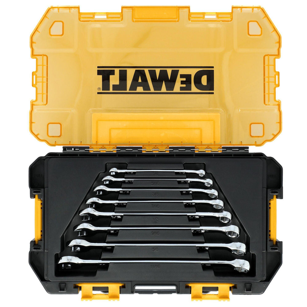 DeWalt TOUGHSERIES 8pc SAE Combination Wrench Set