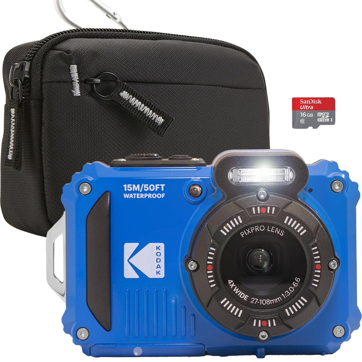 Kodak WPZ2 Waterproof Digital Camera Wi-fi bundle