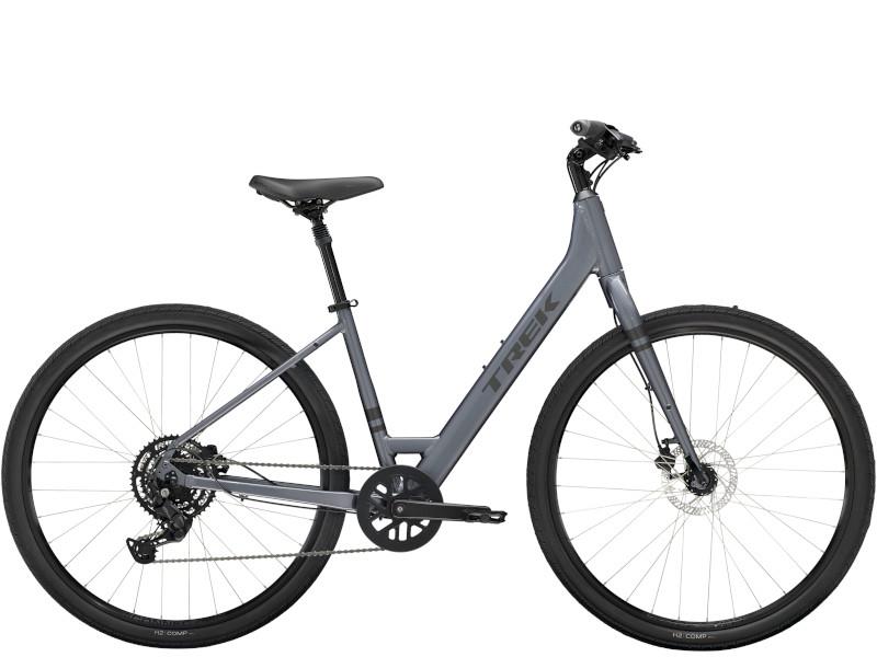 Trek Verve 2 Disc Low-Step Recreation Bike in Galactic Grey/M