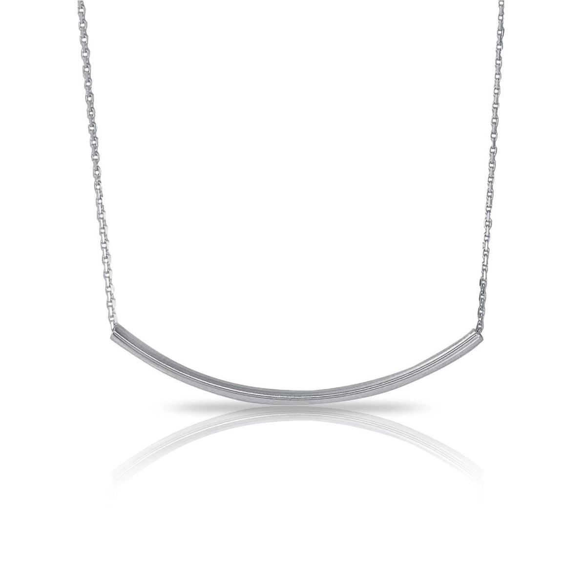 Infinity Luxe Jewelry Collection Curve Bar Necklace