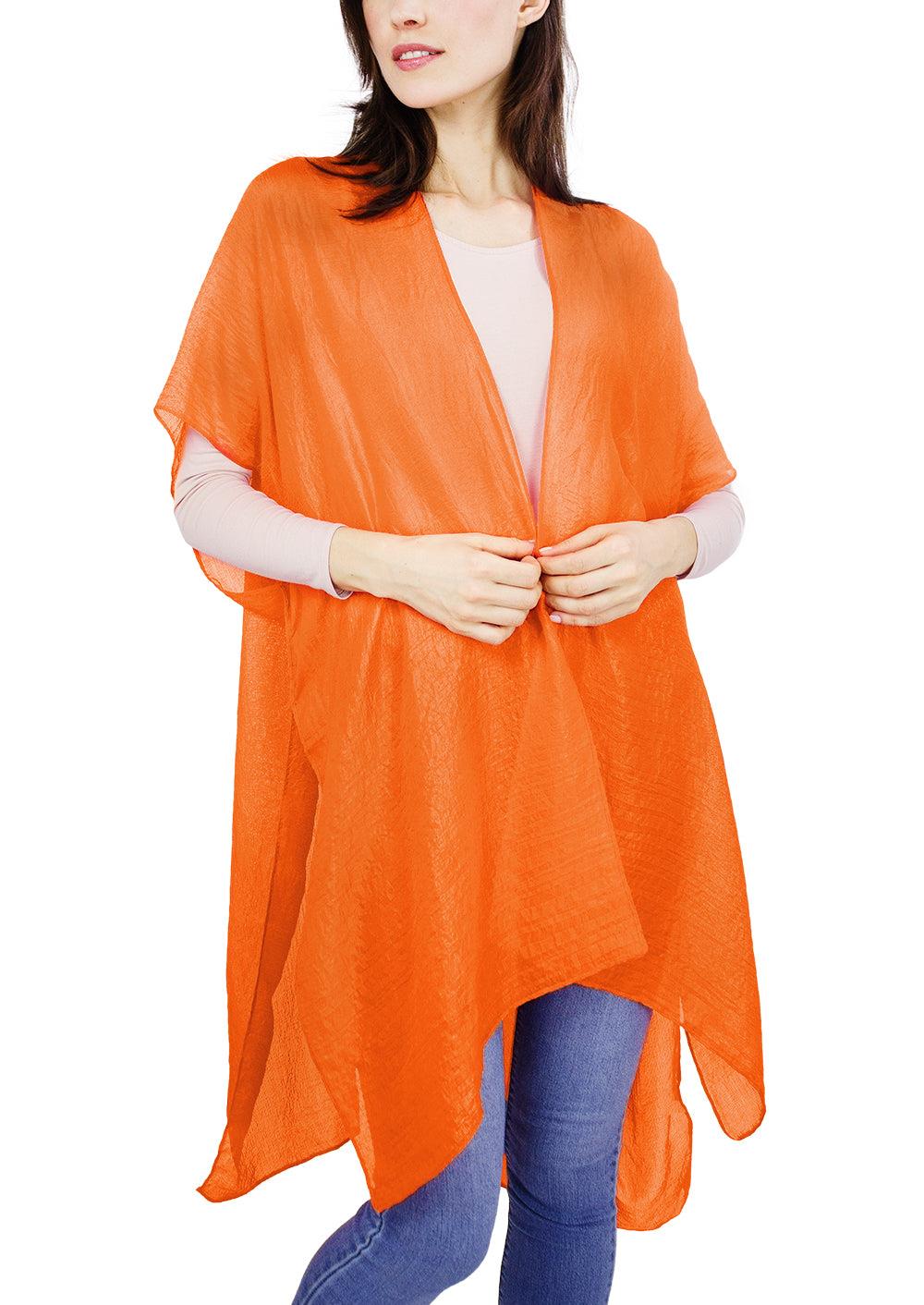 Jessica McClintock Solid Sheer Kimono