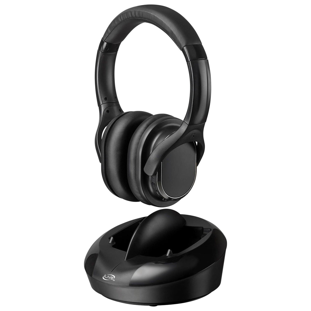 iLive Radio Frequency Wireless Headphones w/ Transmitter Dock