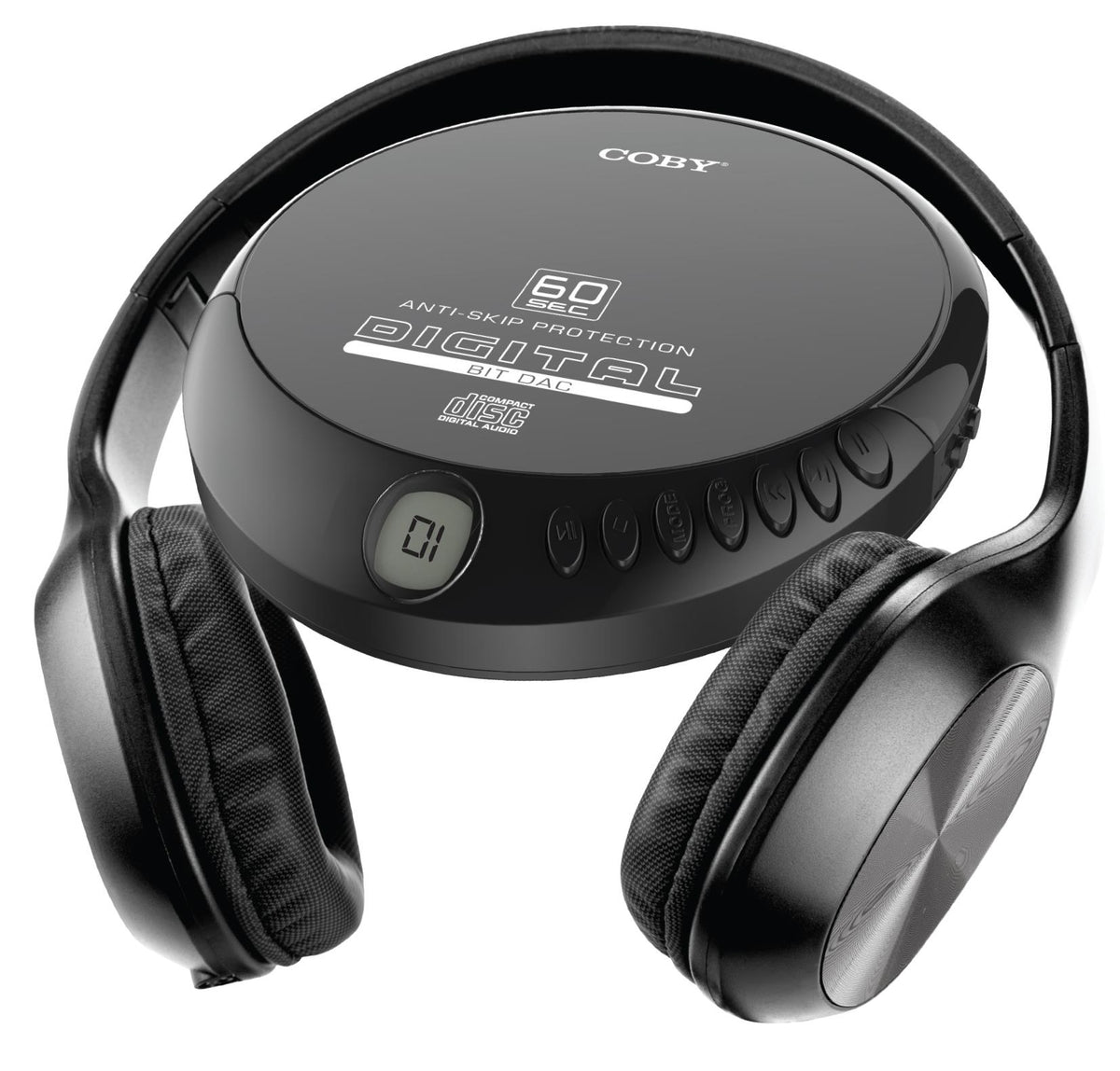 COBY CD Player w/ FM and AUX