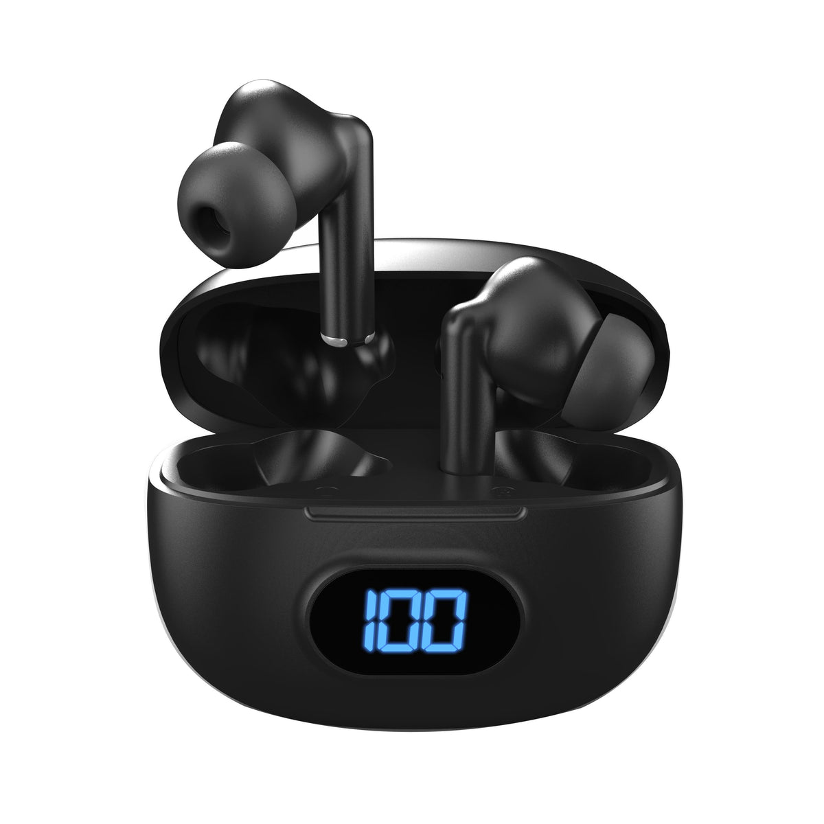 COBY Stem Bluetooth Earbuds w/ Display