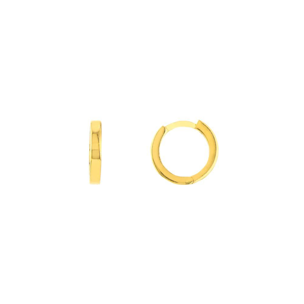 HAWLEY ST Square Tube Round Hoop Earrings