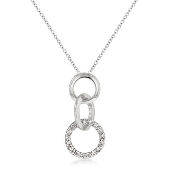 Completely Bella Infinity CZ Pendant Necklace