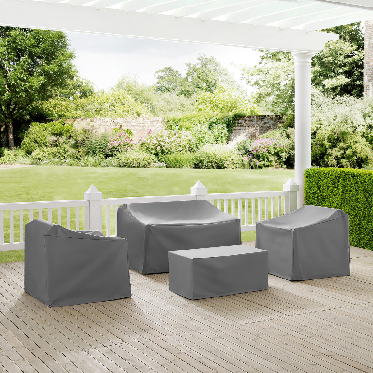 Crosley Outdoor 4Pc Outdoor Furniture Cover Set