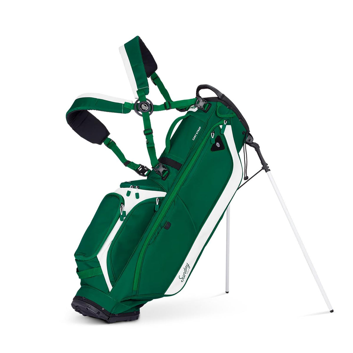 Sunday Golf RYDER 14 Club 5-Way Stand Bag - Evergreen