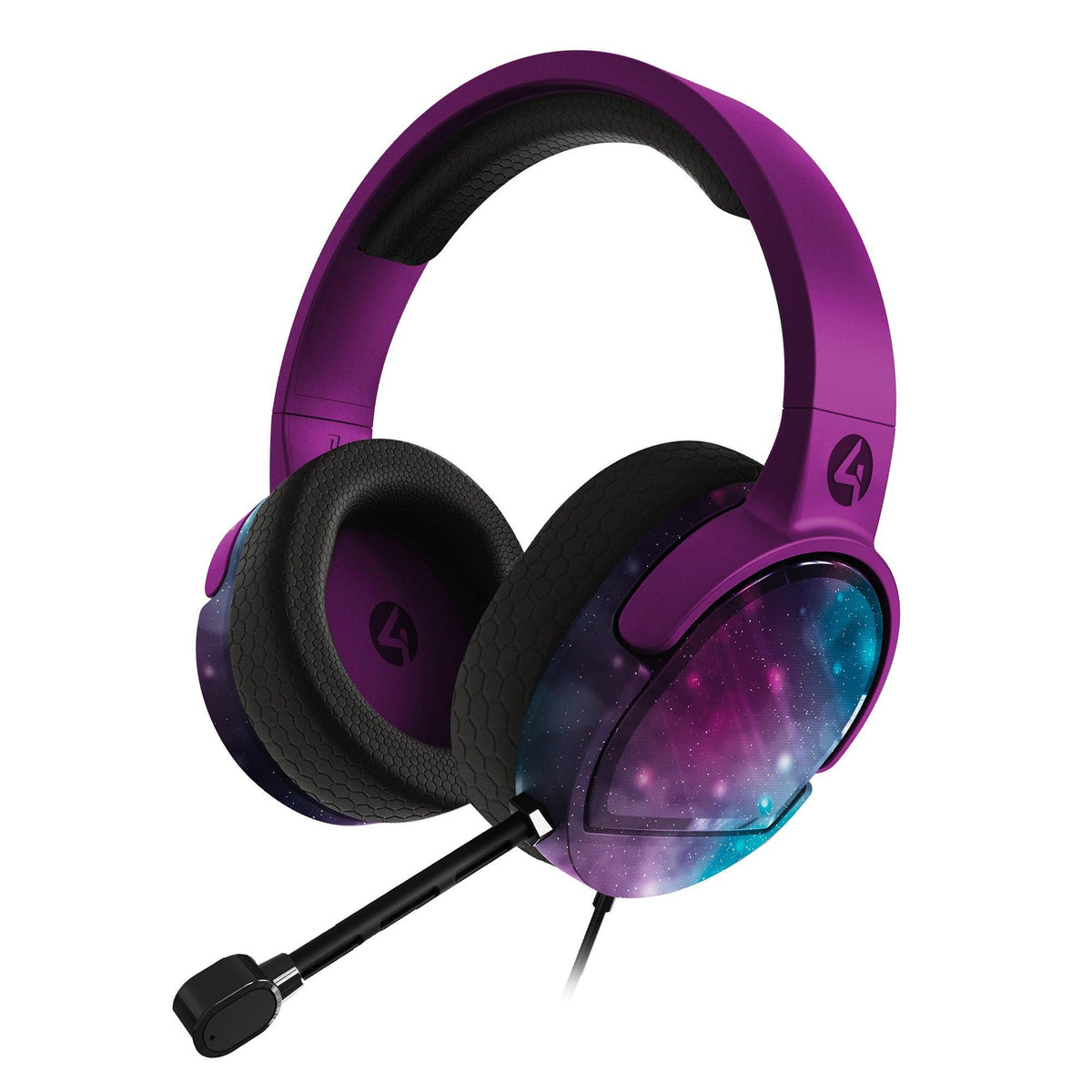 4Gamers Panther Gaming Headset Cosmic Purple