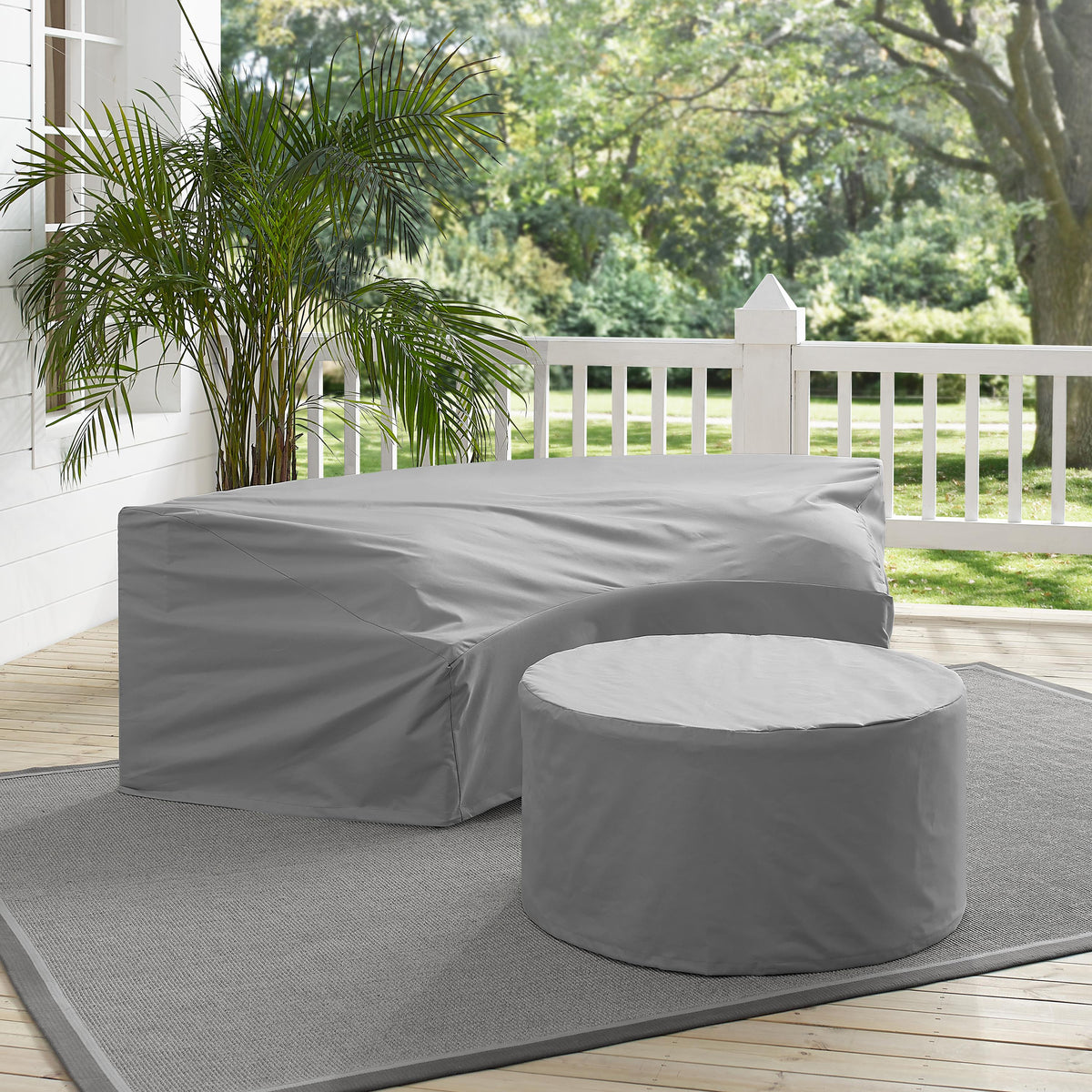 Crosley Outdoor Catalina 2Pc Outdoor Furniture Cover Set
