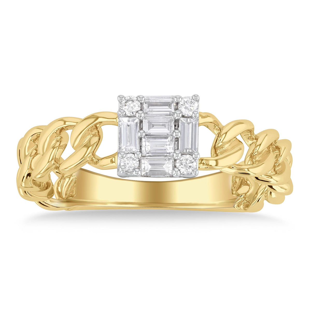 Jilco Inc Cuban Link Fashion Ring 6