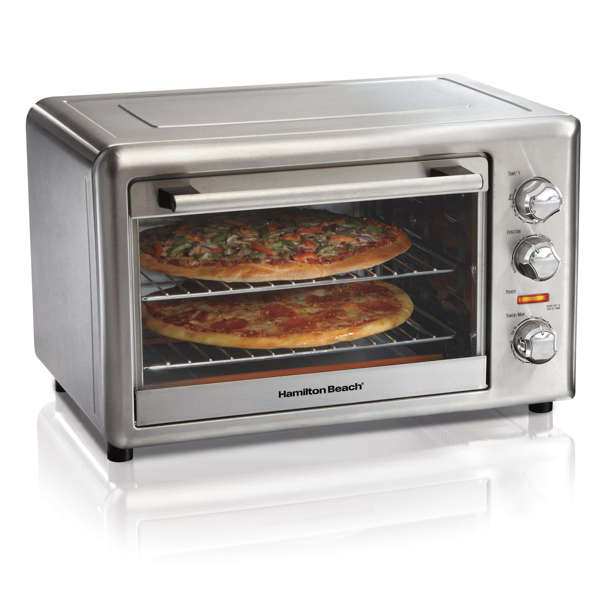 Hamilton Beach Countertop Oven with Convection & Rotisserie Stainless Steel