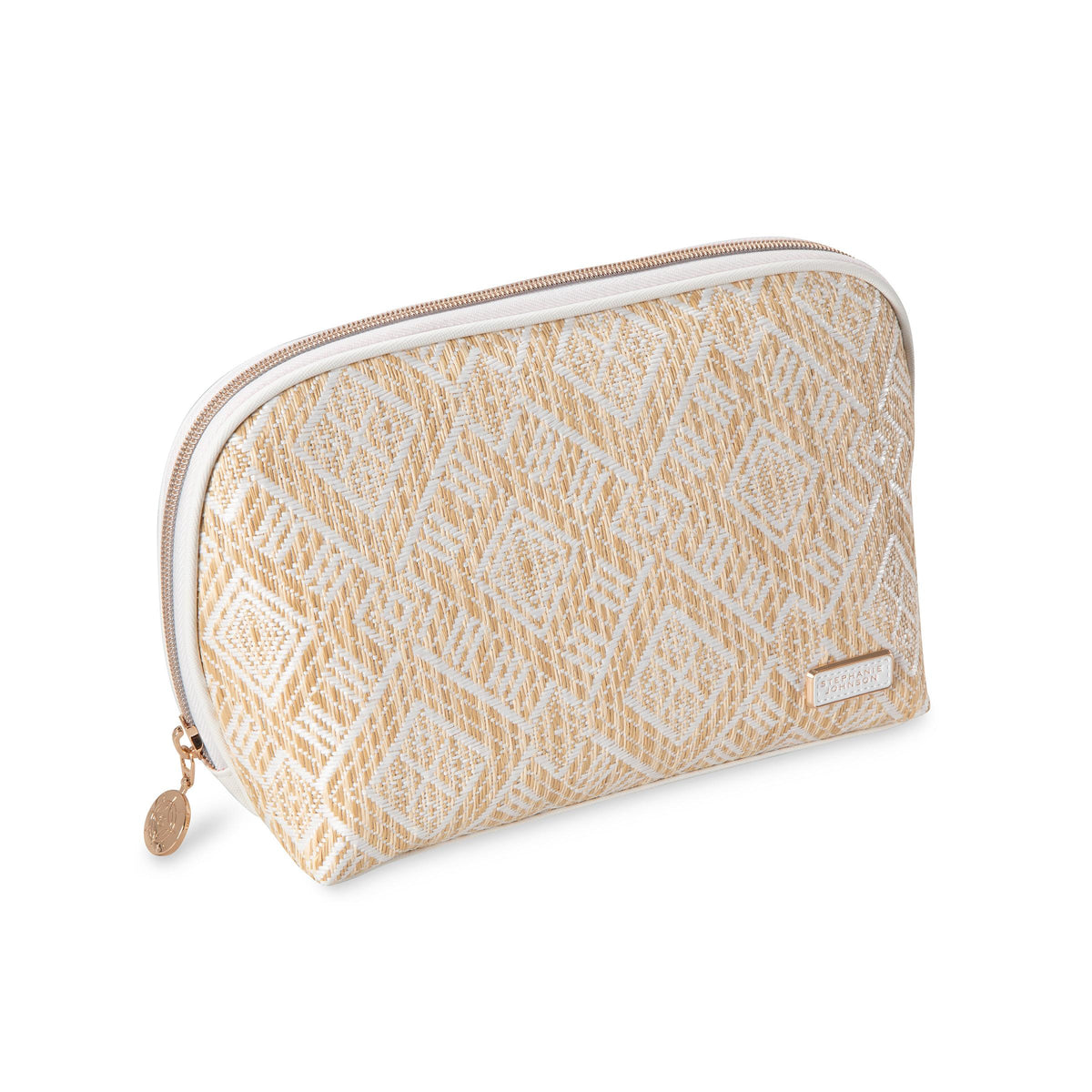 Ricardo Stephanie Johnson - Paros Lola Makeup Bag - Coconut
