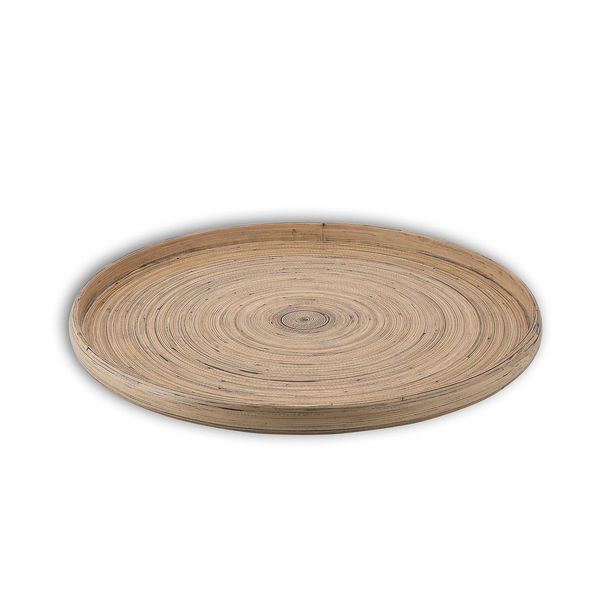 KitchenSupply LEXA - 16-Inch Bamboo Serving Tray - Black Bamboo