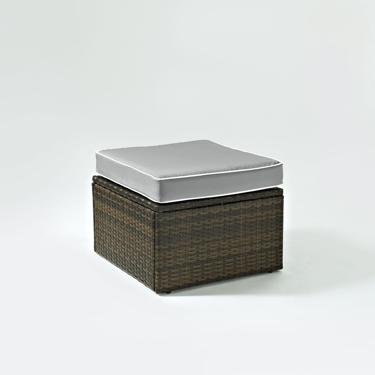 Crosley Outdoor Palm Harbor Wicker Outdoor Ottoman
