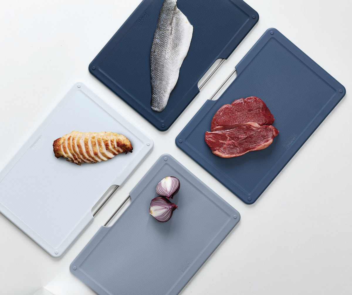 Joseph Joseph Folio 4pc Cutting Board Set Gray