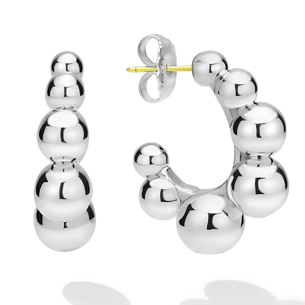 Lagos Beaded Hoop Earrings