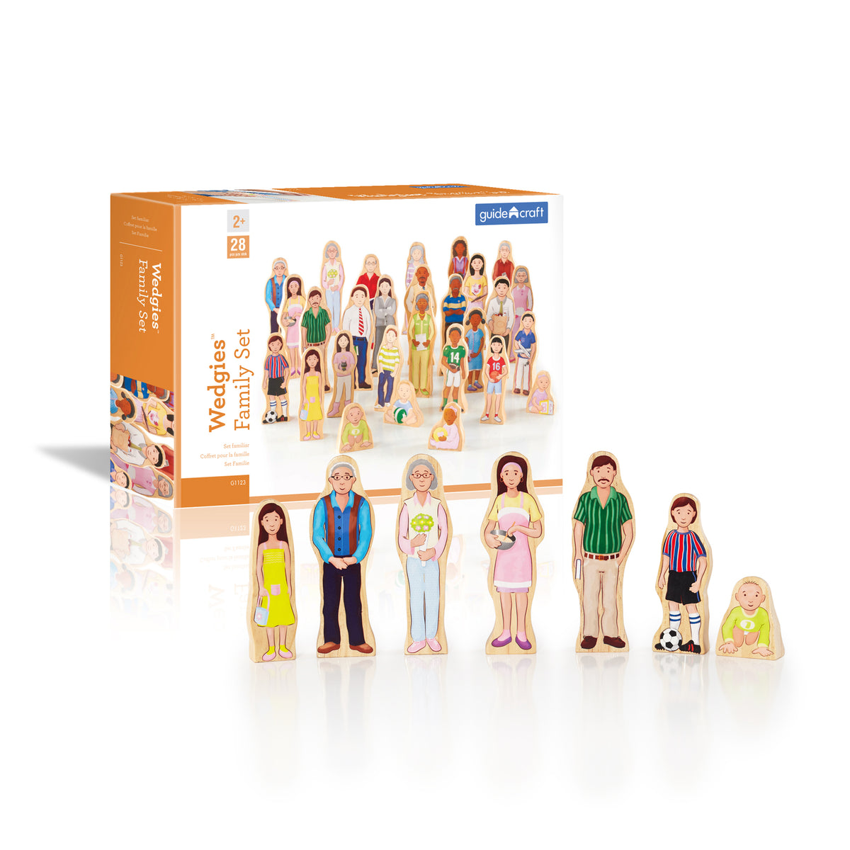 Guidecraft Wedgies Family Set