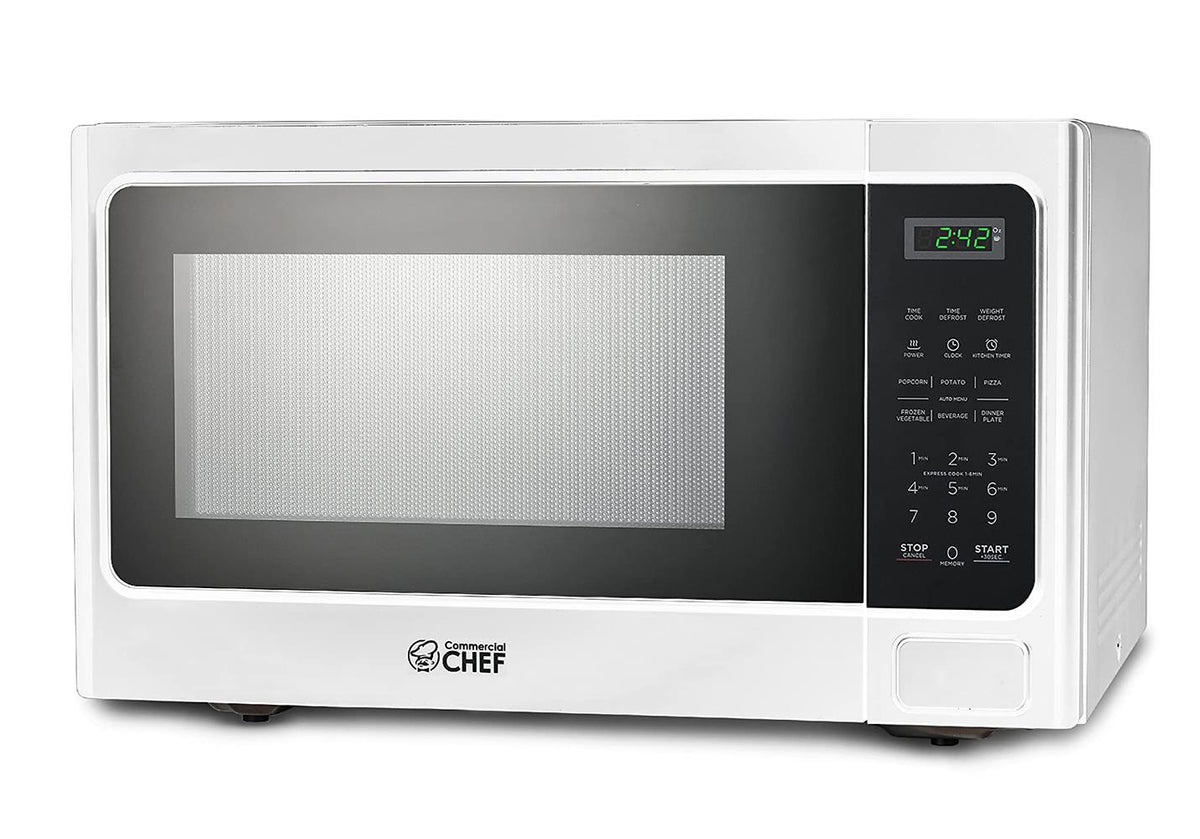 Commercial Chef Countertop Microwave Oven Size 1.3 Cu. Ft
