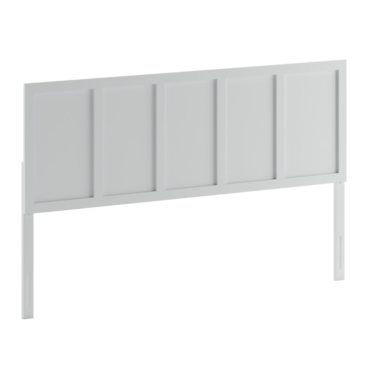 Flash Furniture Contemporary Twin Size Two Panel Wooden Headboard Only in Dark Brown
