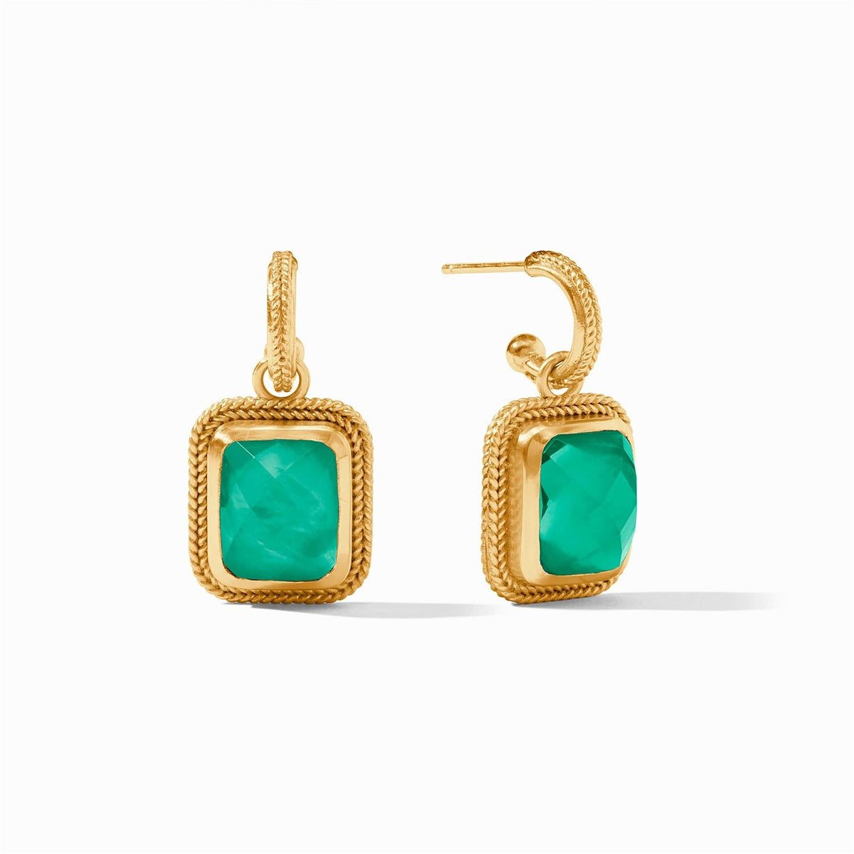 Julie Vos Cheval Hoop & Charm Earrings