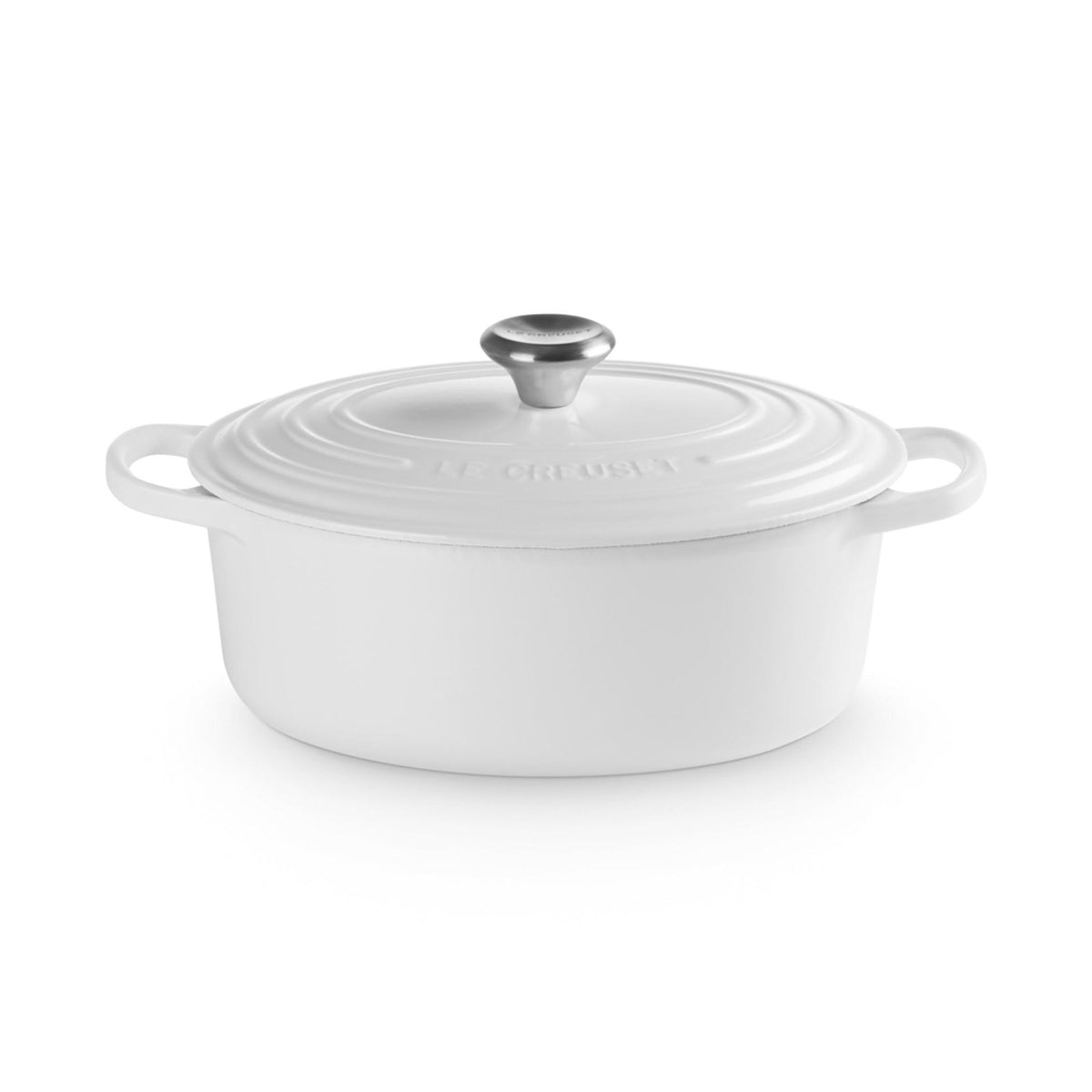 Le Creuset 2.75qt Signature Cast Iron Oval Dutch Oven White