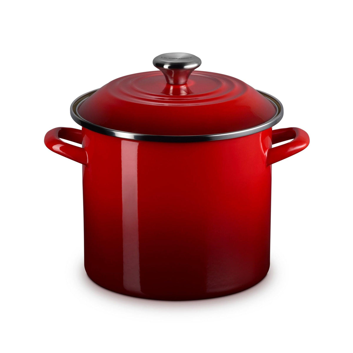 Le Creuset 8qt Enamel on Steel Covered Stockpot Cerise