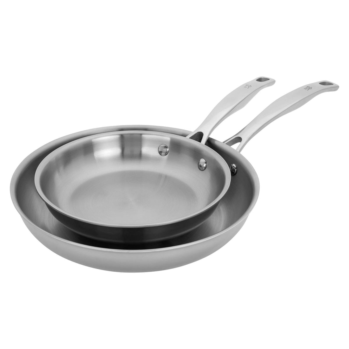 Henckels CLAD H3 2pc Stainless Steel Fry Pan Set