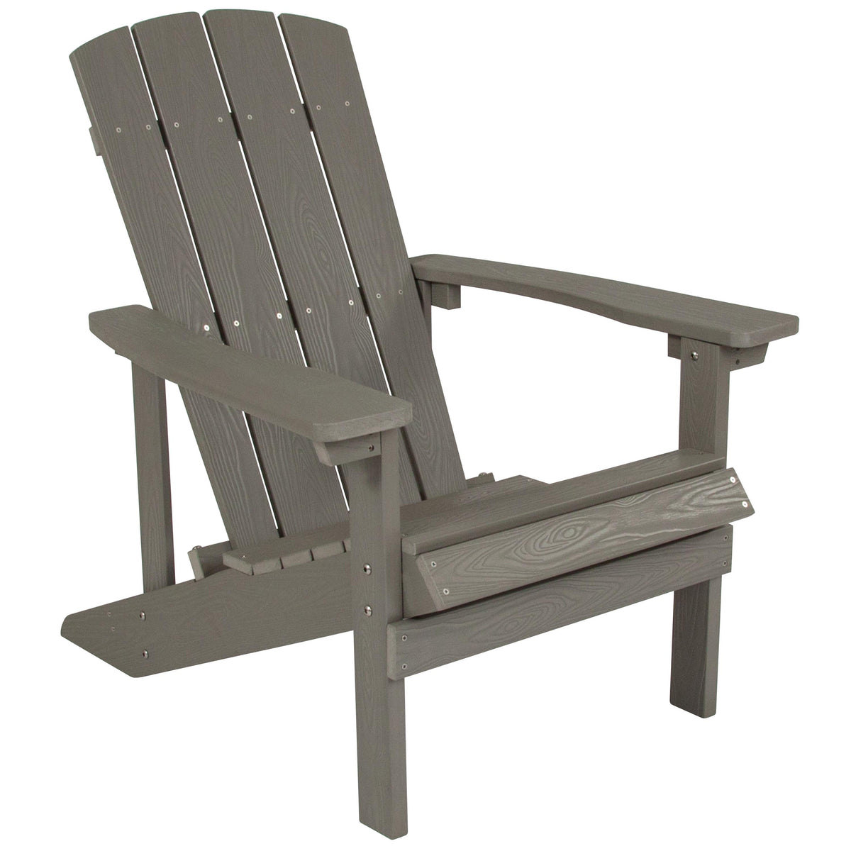 OSC Designs Charlestown Adirondack Chair: Gray