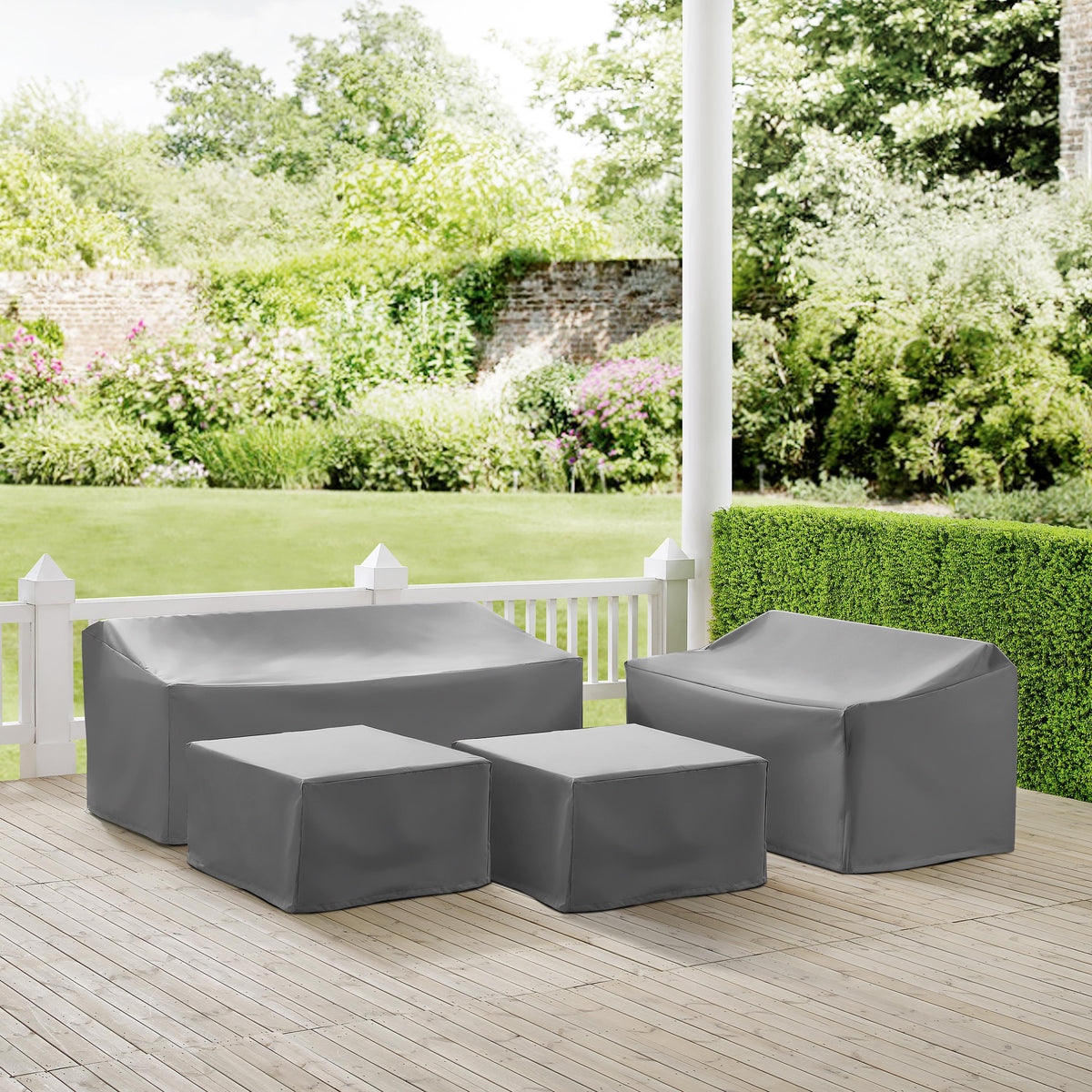 Crosley Outdoor 4Pc Outdoor Sectional Furniture Cover Set
