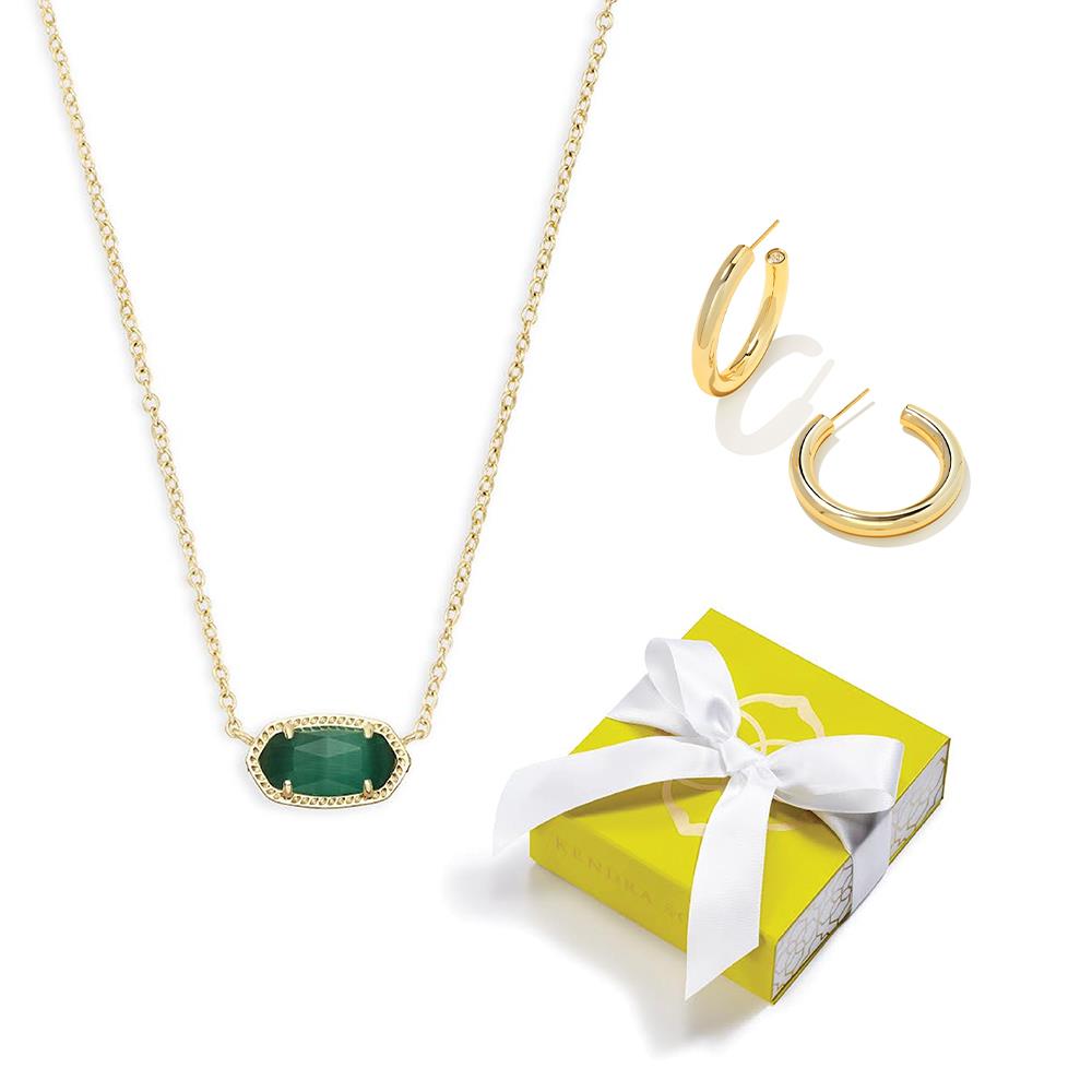 Kendra Scott Elisa Necklace and Colette Earrings Set