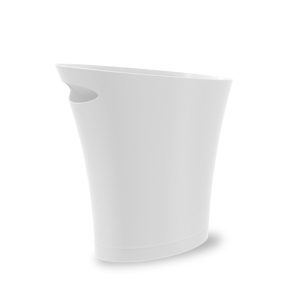 Umbra Skinny Trash Can 2G Metal/White