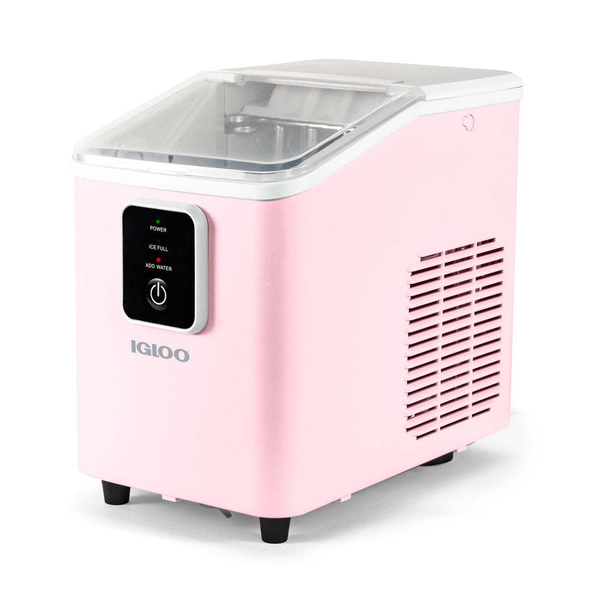Igloo 26lb Self-Cleaning Portable Countertop Ice Maker Pink