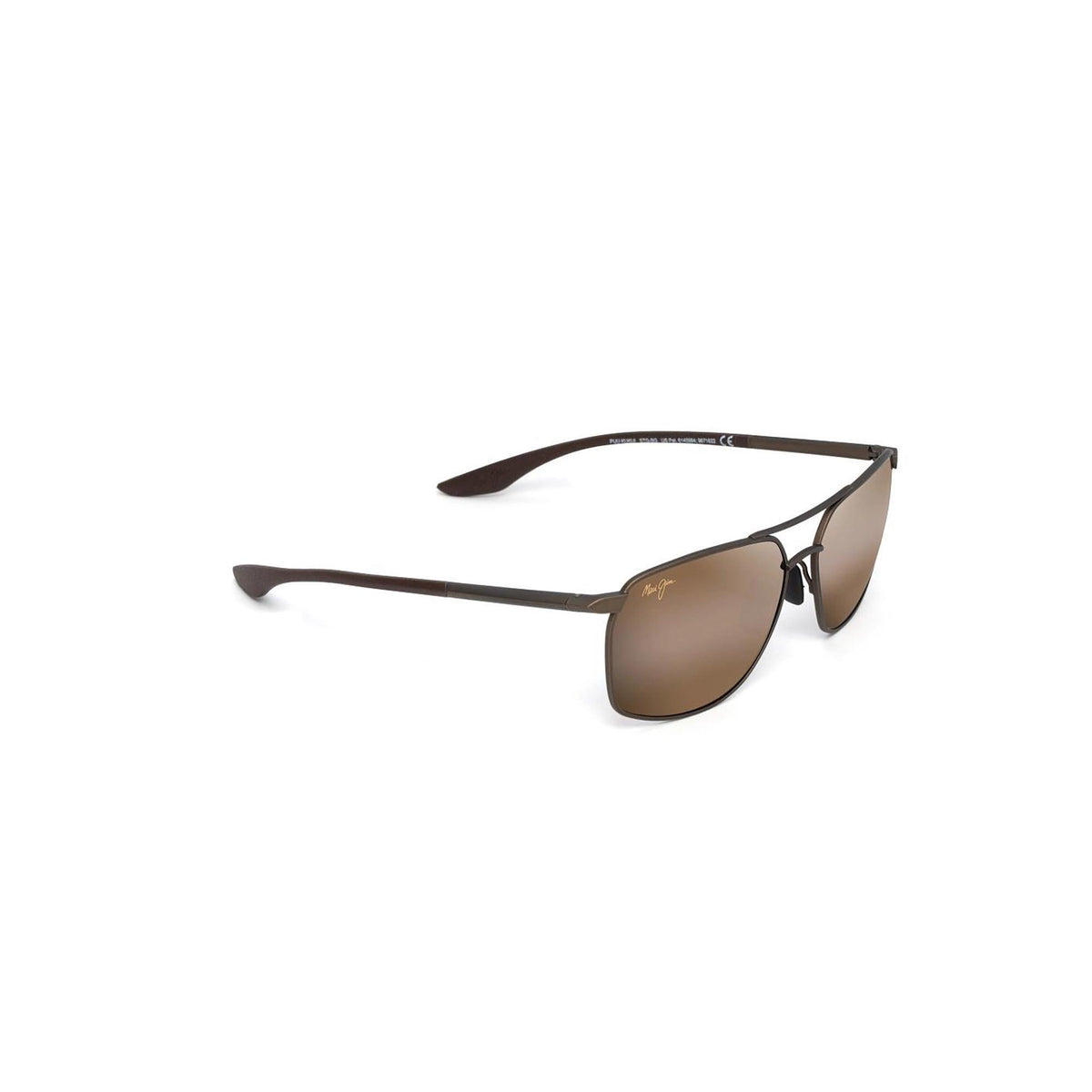 Maui Jim Pu'u Kukui Polarized Sunglasses Bronze Frame HCL Bronze Lens