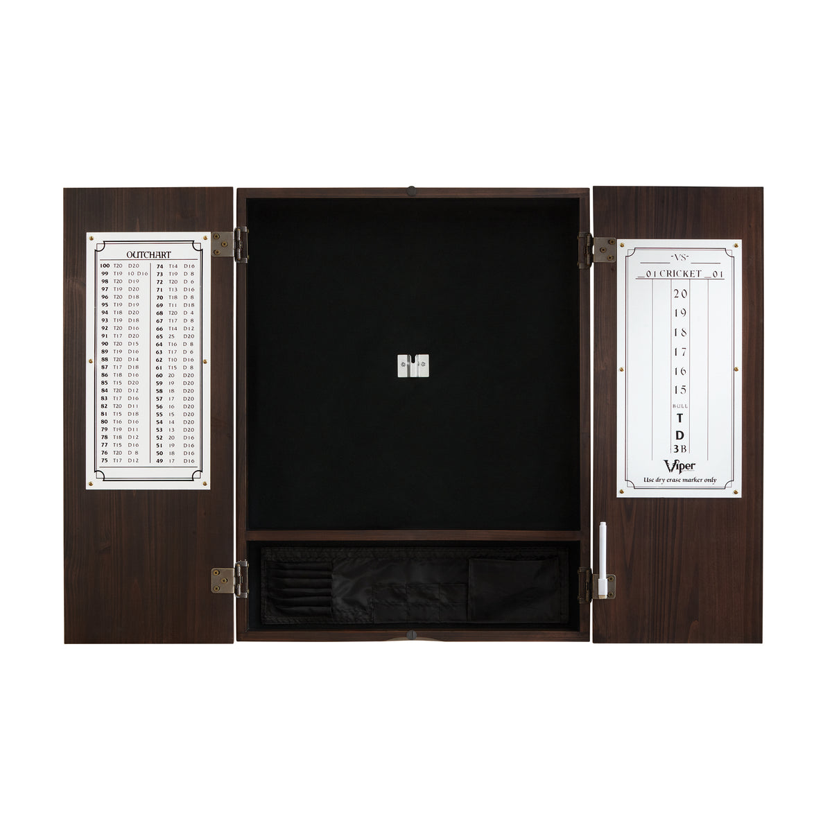 Viper Espresso Metropolitan Steel Tip Cabinet